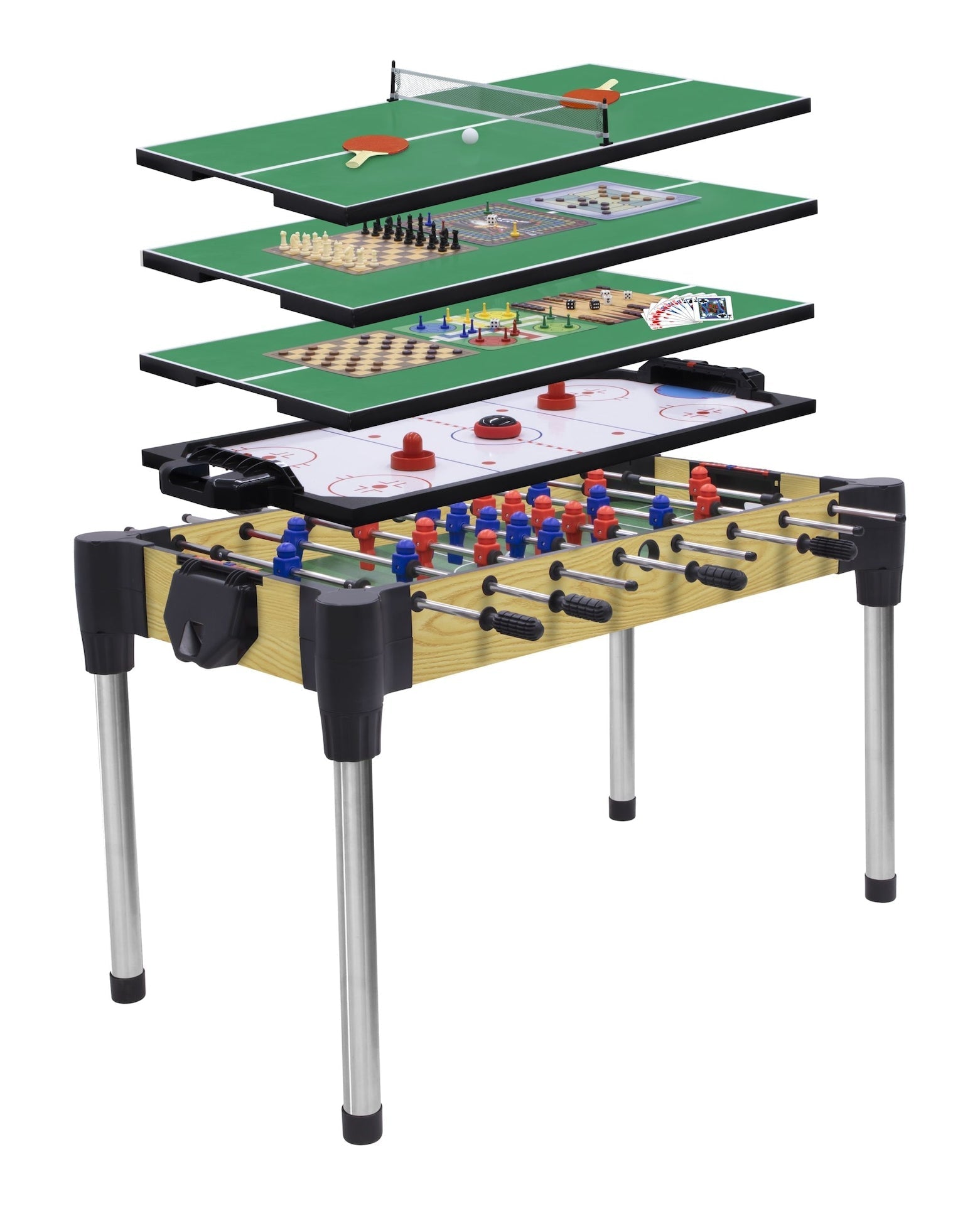 10-in-1 Space-Saving Battery-Powered Games Set/Table, 48-in U8C4 - product image 1