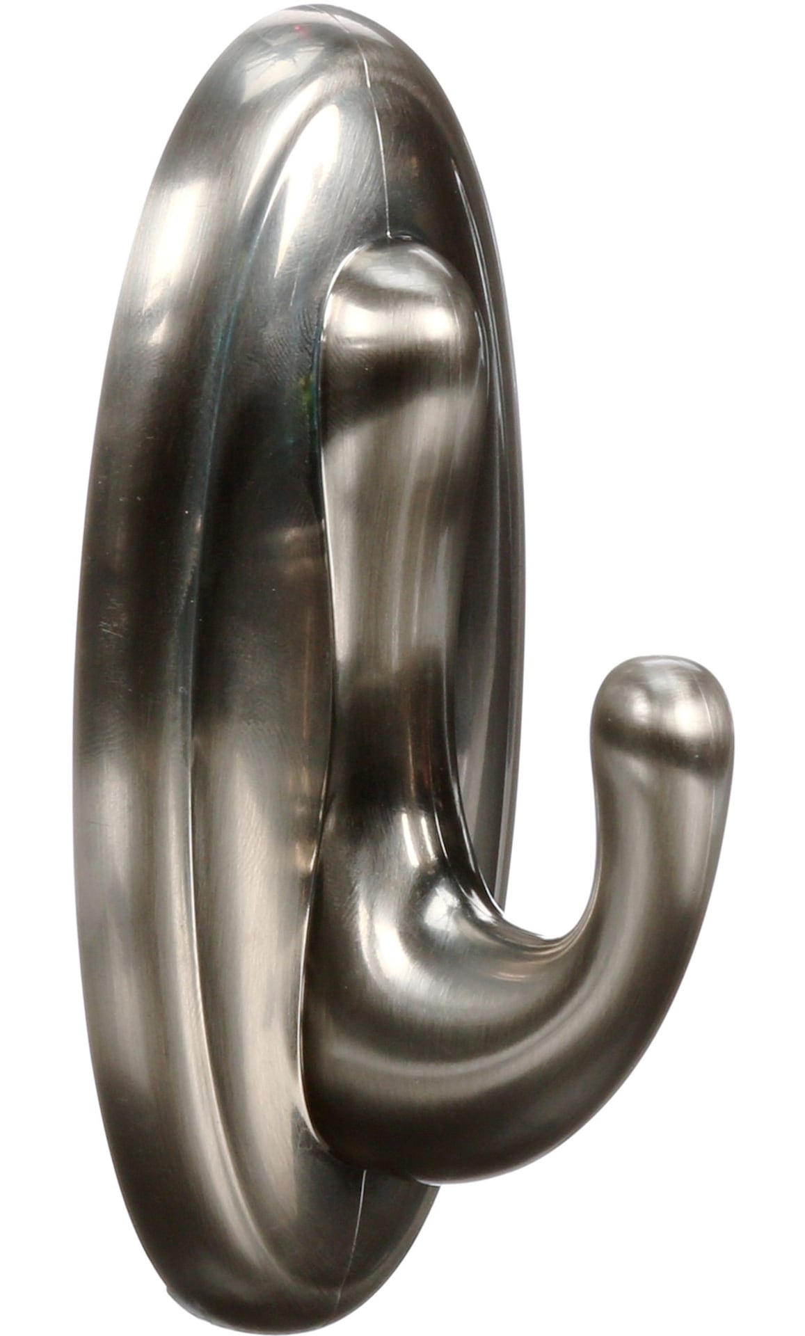 3M Command Large Traditional Decorative Utility Hook, Brushed Nickel O3O7 - product image 1
