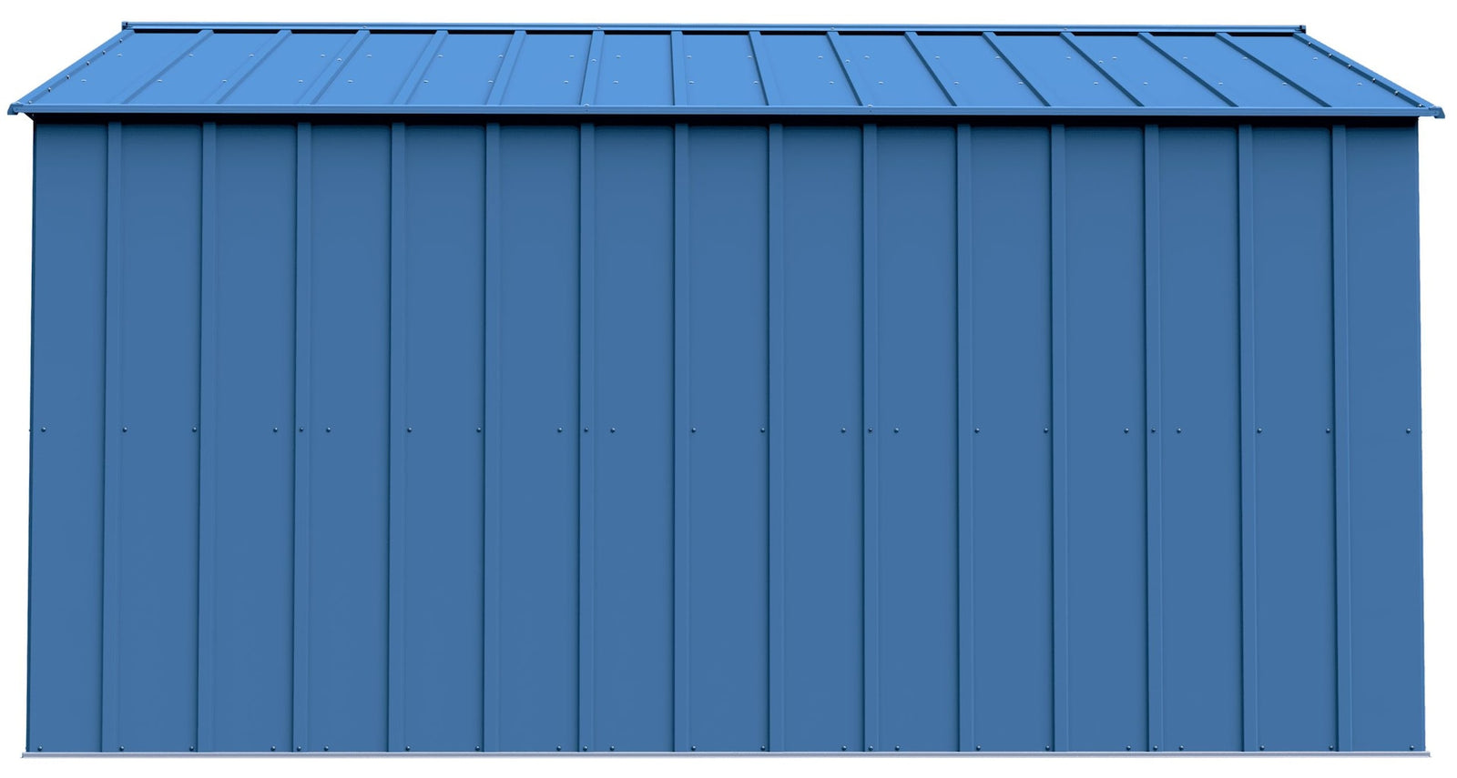 Classic 14x12-ft Blue Grey Corrosion-Resistant Steel Shed N1B5 - product image 4