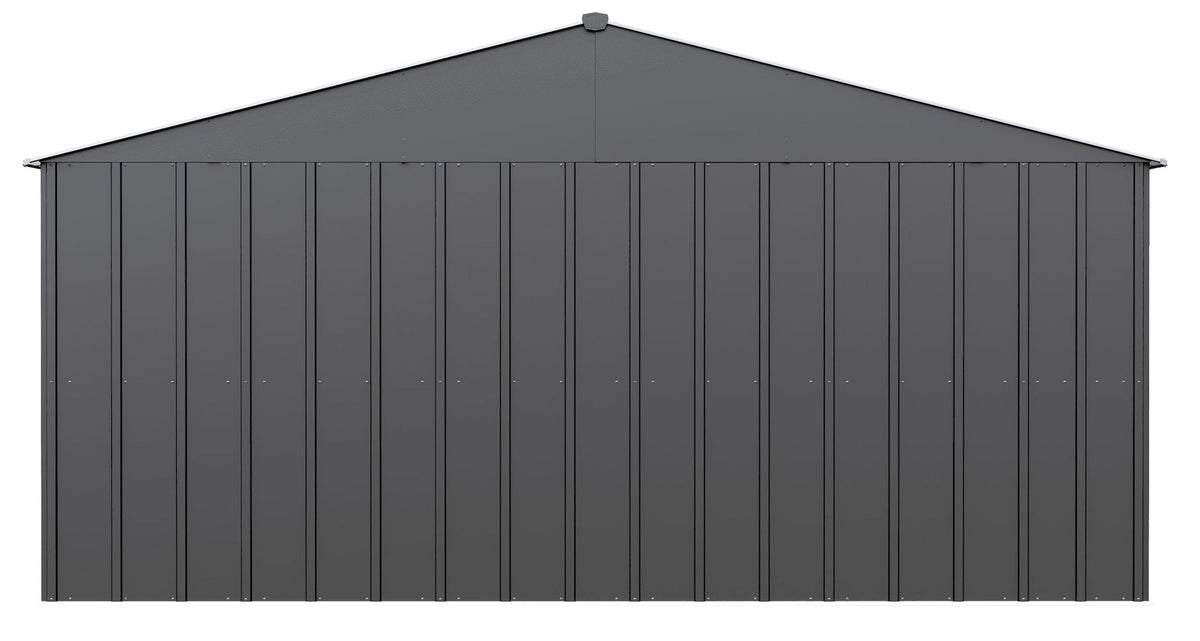 Classic 14x12-ft Charcoal Lockable Metal Shed U2D7 - product image 6
