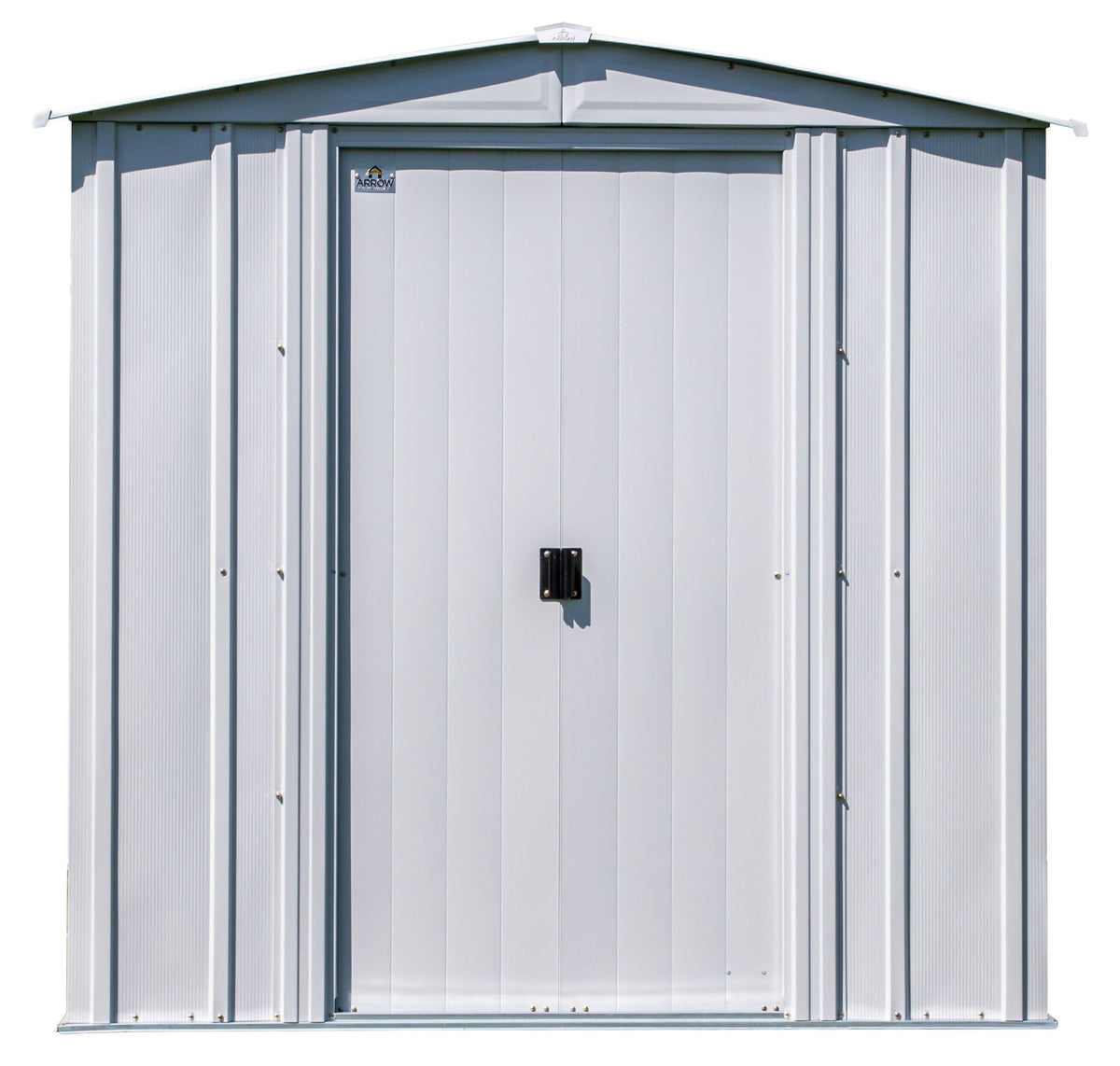 Classic Galvanized Steel Storage Shed, Flute Grey, 6-ft x 5-ft O1D1 - product image 5