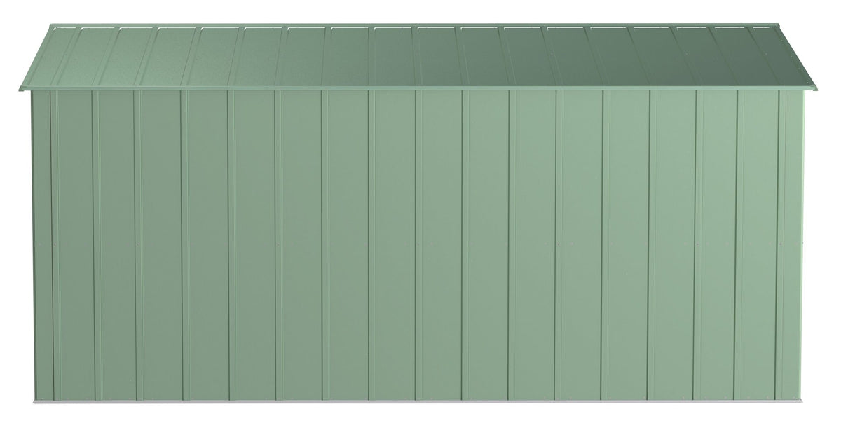 Classic Galvanized Steel Storage Shed, Sage Green, 10-ft x 14-ft X4J7 - product image 5