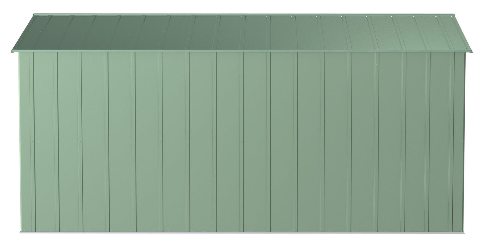 Classic Galvanized Steel Storage Shed, Sage Green, 10-ft x 14-ft L0G0 - product image 7