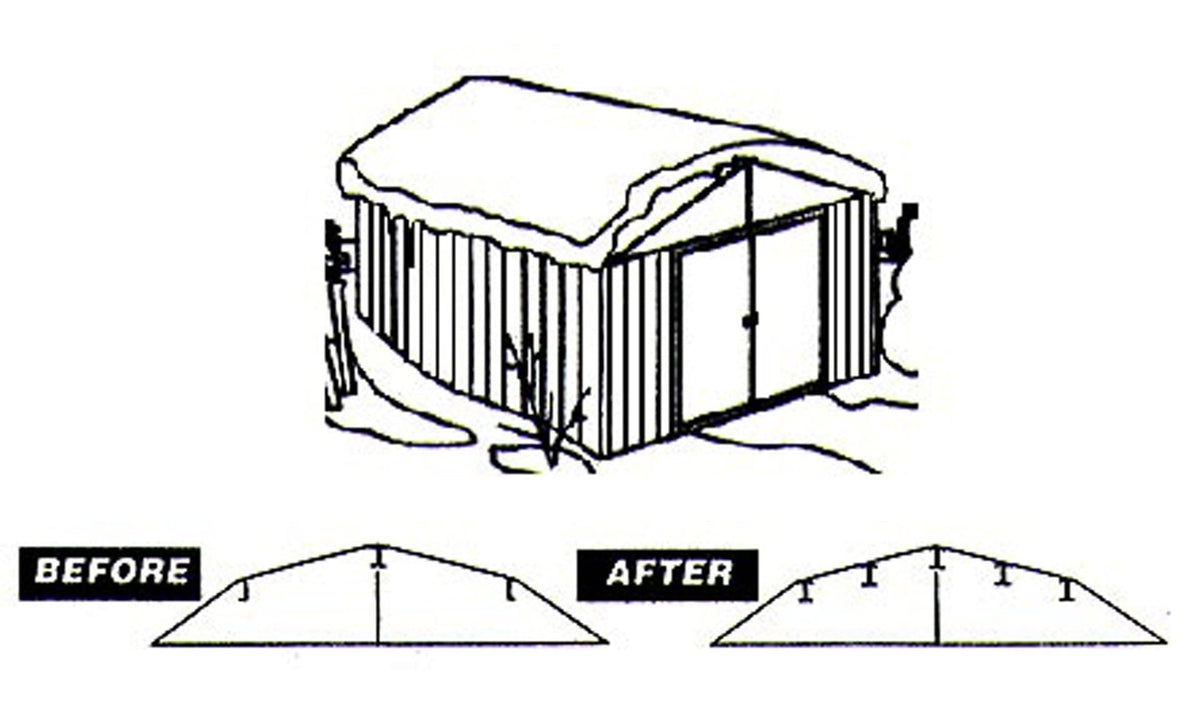 Roof Strengthening Kit for 6x5-ft and 8x6-ft Sheds R3F3 - product image 2