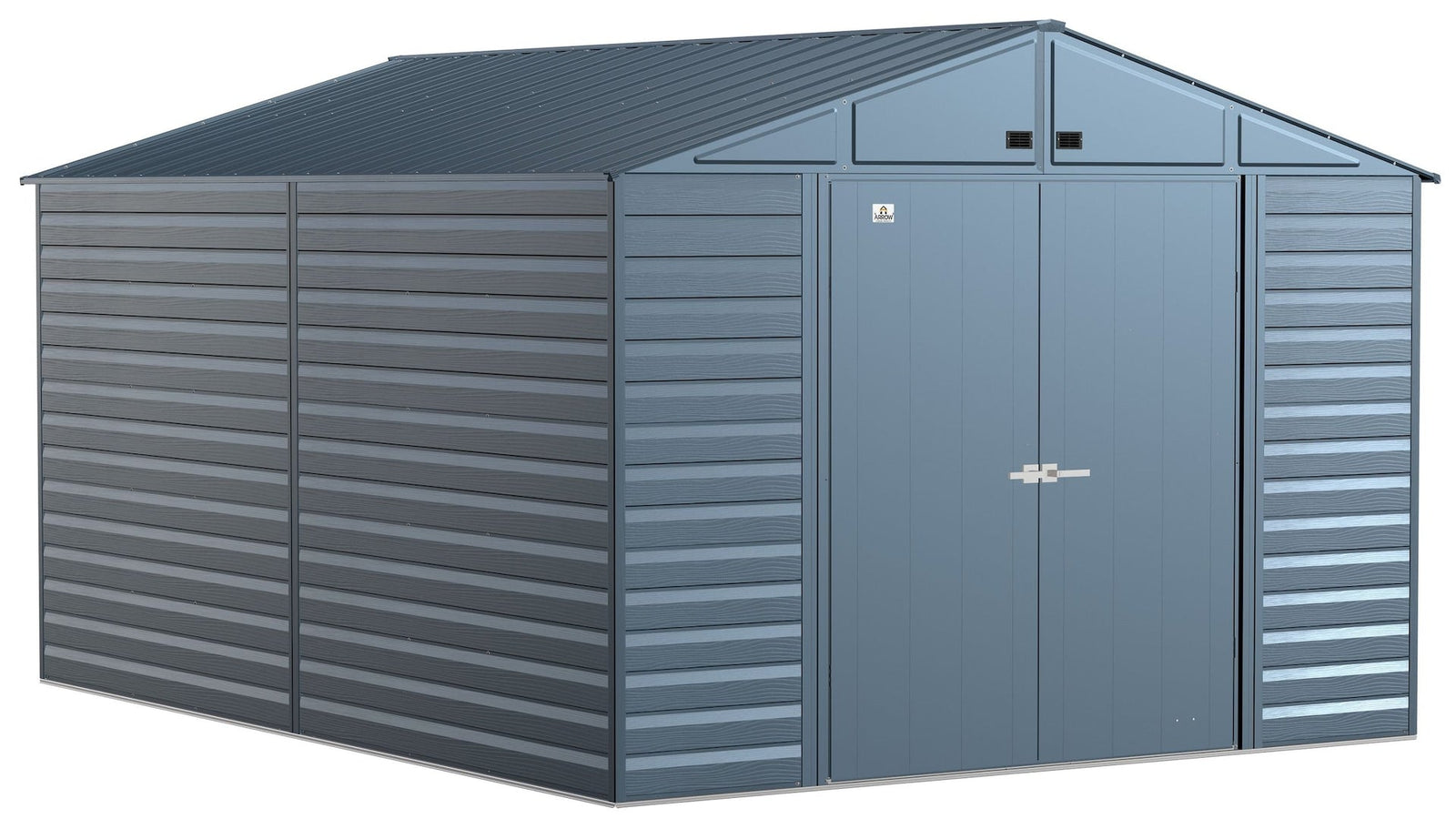 Select Galvanized Steel Storage Shed, Blue Grey, 10-ft x 14-ft T2E1 - product image 1