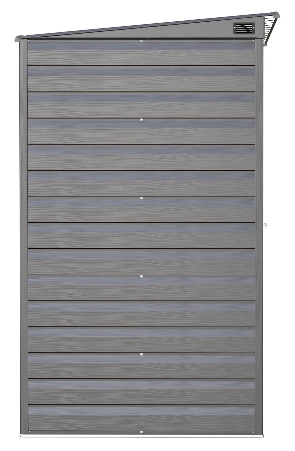 Select Galvanized Steel Storage Shed, Charcoal, 10-ft x 4-ft E1B0 - product image 6