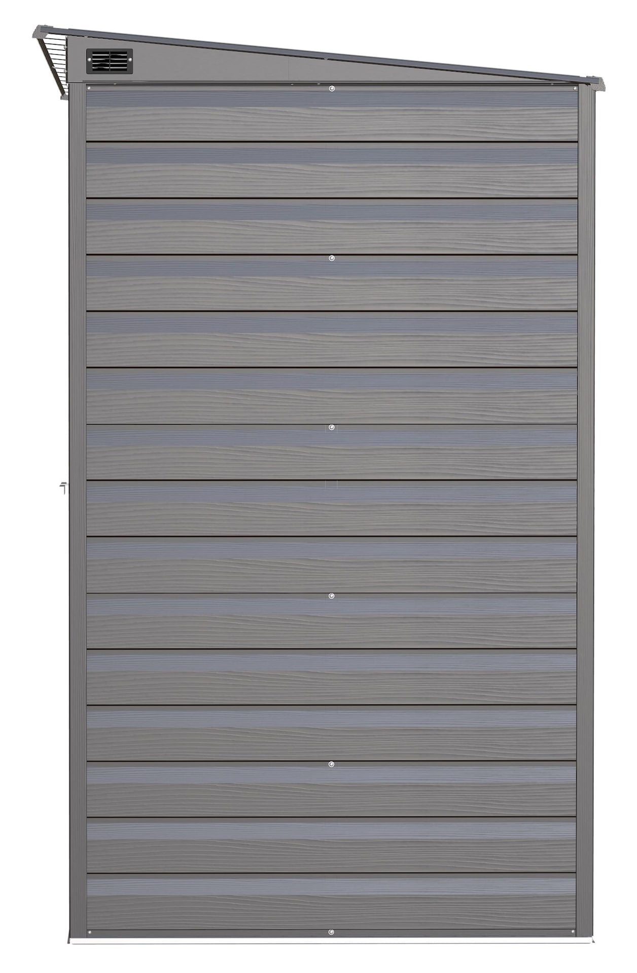 Select Galvanized Steel Storage Shed, Charcoal, 10-ft x 4-ft E1B0 - product image 7