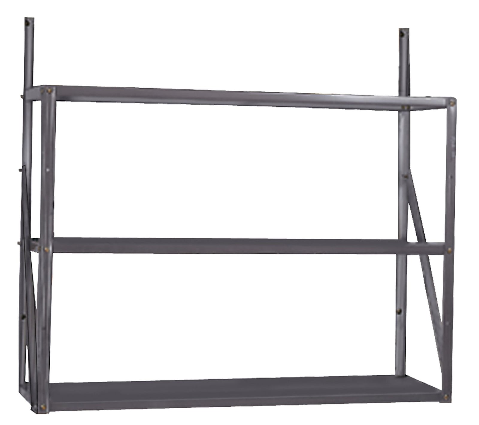 Telescoping 3-Tier Galvanized Steel Shelf Kit R4H5 - product image 1