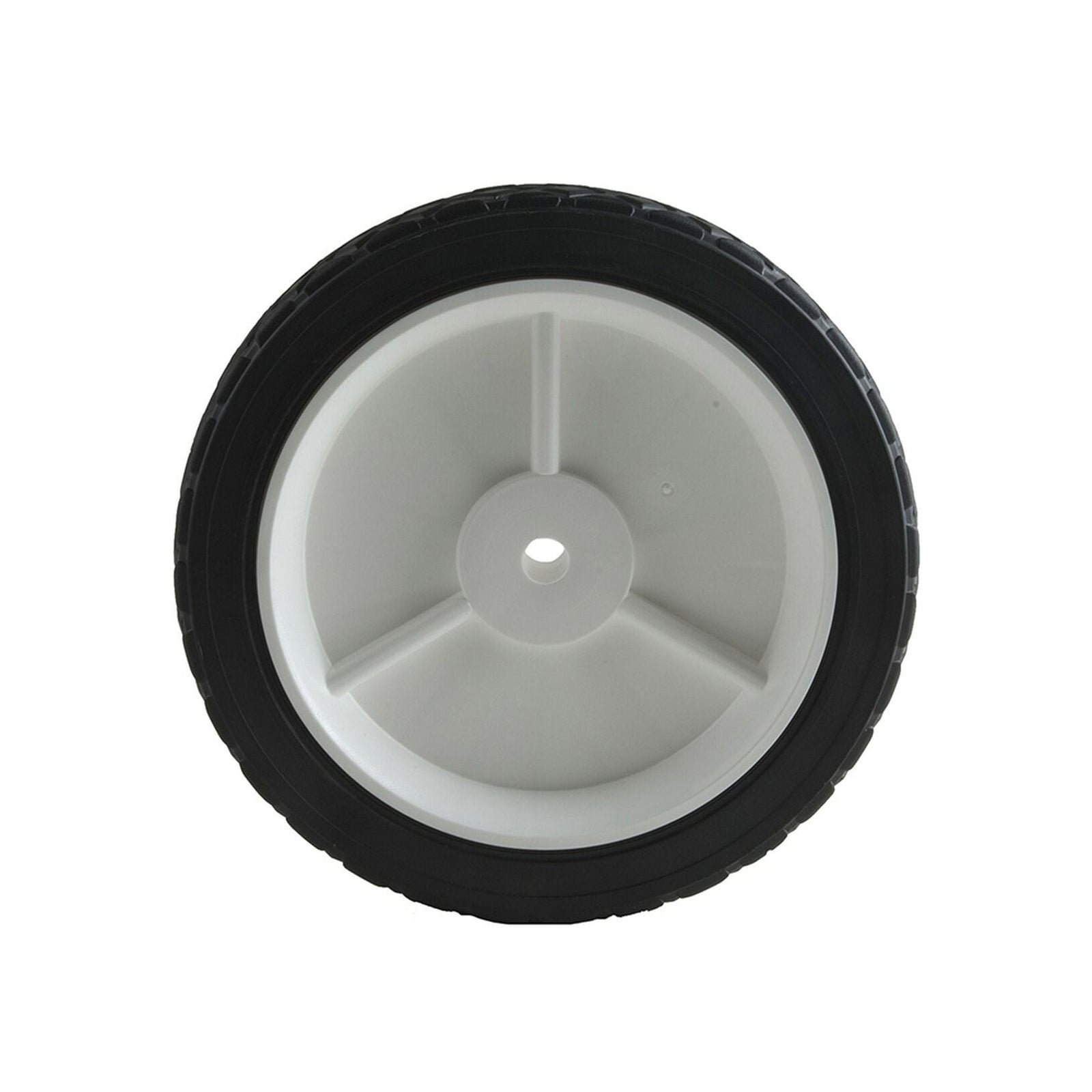 Plastic Lawn Mower Replacement Wheel, Wide Tread 8-in x 1.75-in M6S5 - product image 4