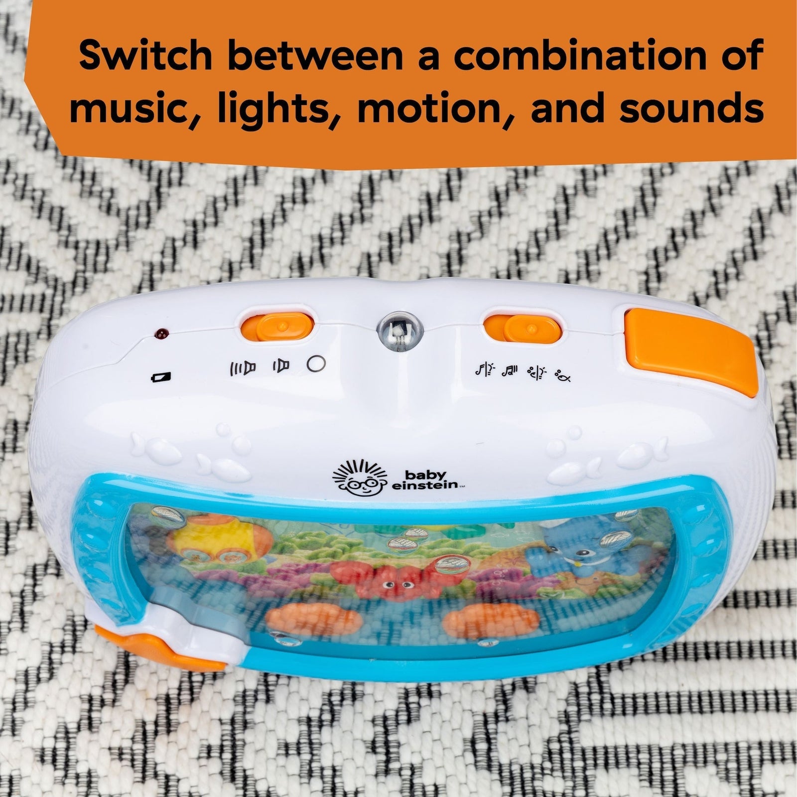 Baby Einstein Sea Dreams Soother Musical Crib Toy and Sound Machine J7I3 - product image 4
