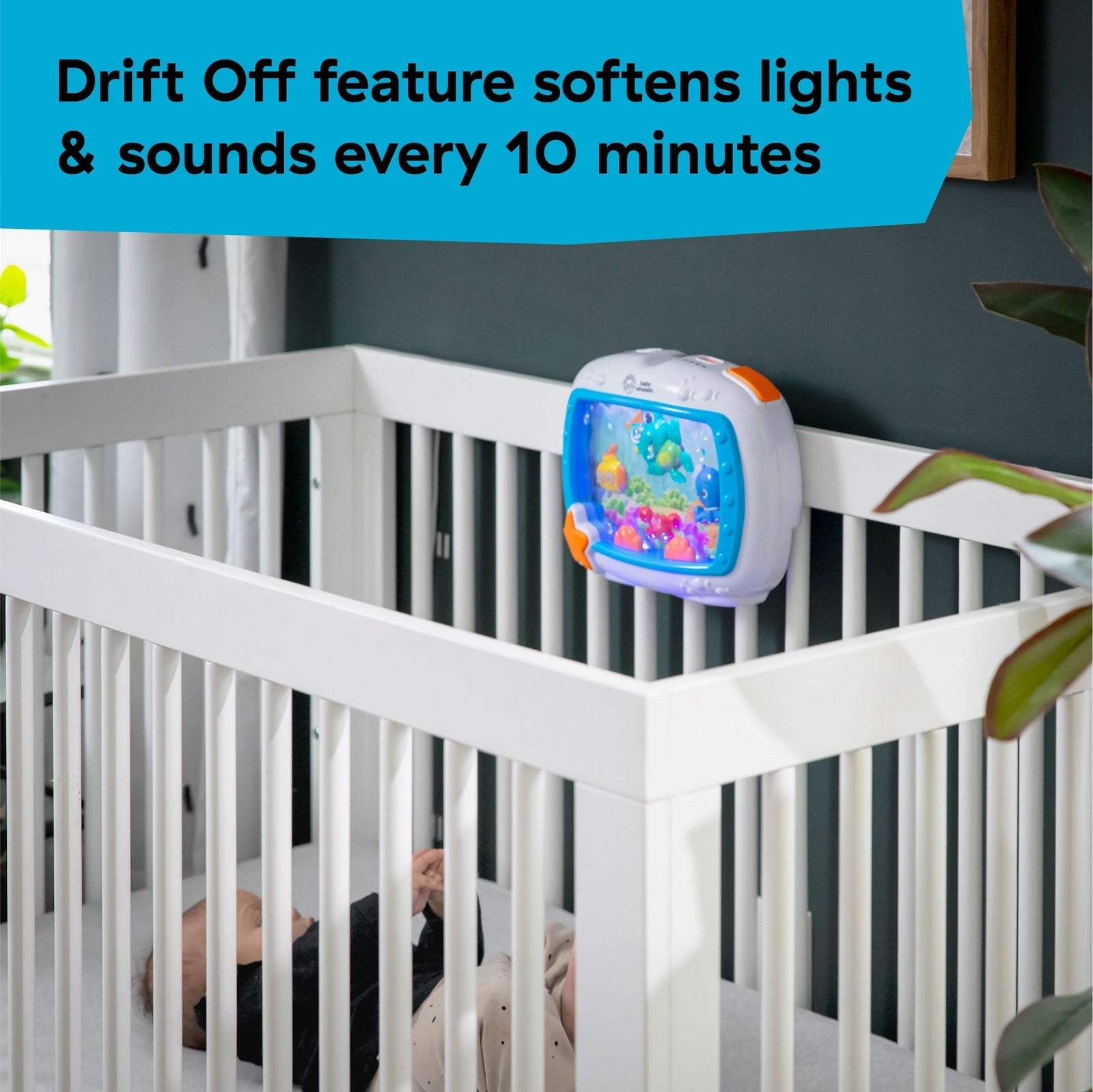 Baby Einstein Sea Dreams Soother Musical Crib Toy and Sound Machine B5G5 - product image 6