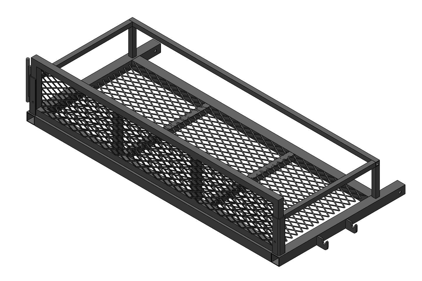 Black Bulldog Cargo Carrier add on to Mountain Lion Motorcycle Carrier R1P1 - product image 2