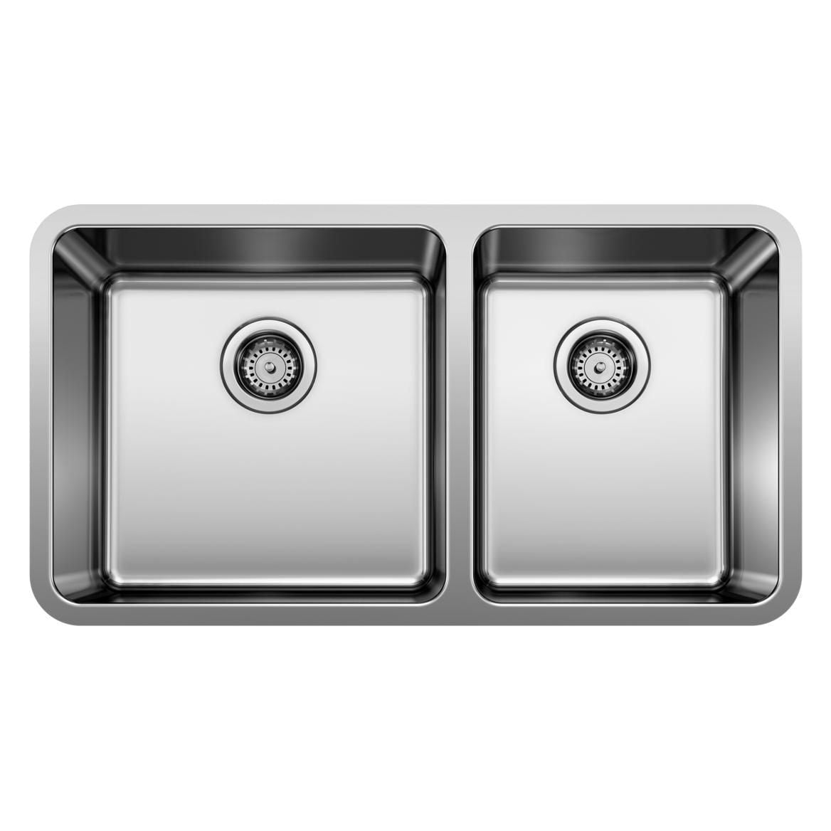 Formera 33-in 60/40 Double Bowl Undermount Stainless Steel Kitchen Sink I8I1 - product image 1