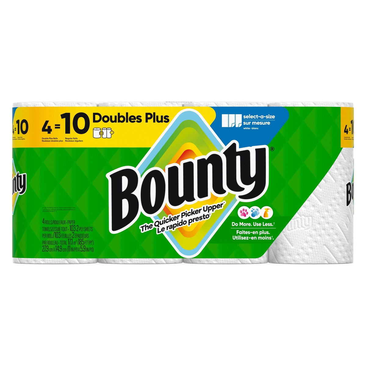 Select-A-Size Double Plus Roll Paper Towel, 2-ply, 4-pk M3W8 - product image 1