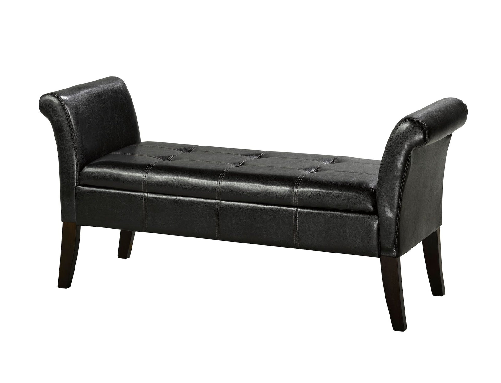 Fabric Tufted Accent Bench with Storage Y8I9 - product image 1