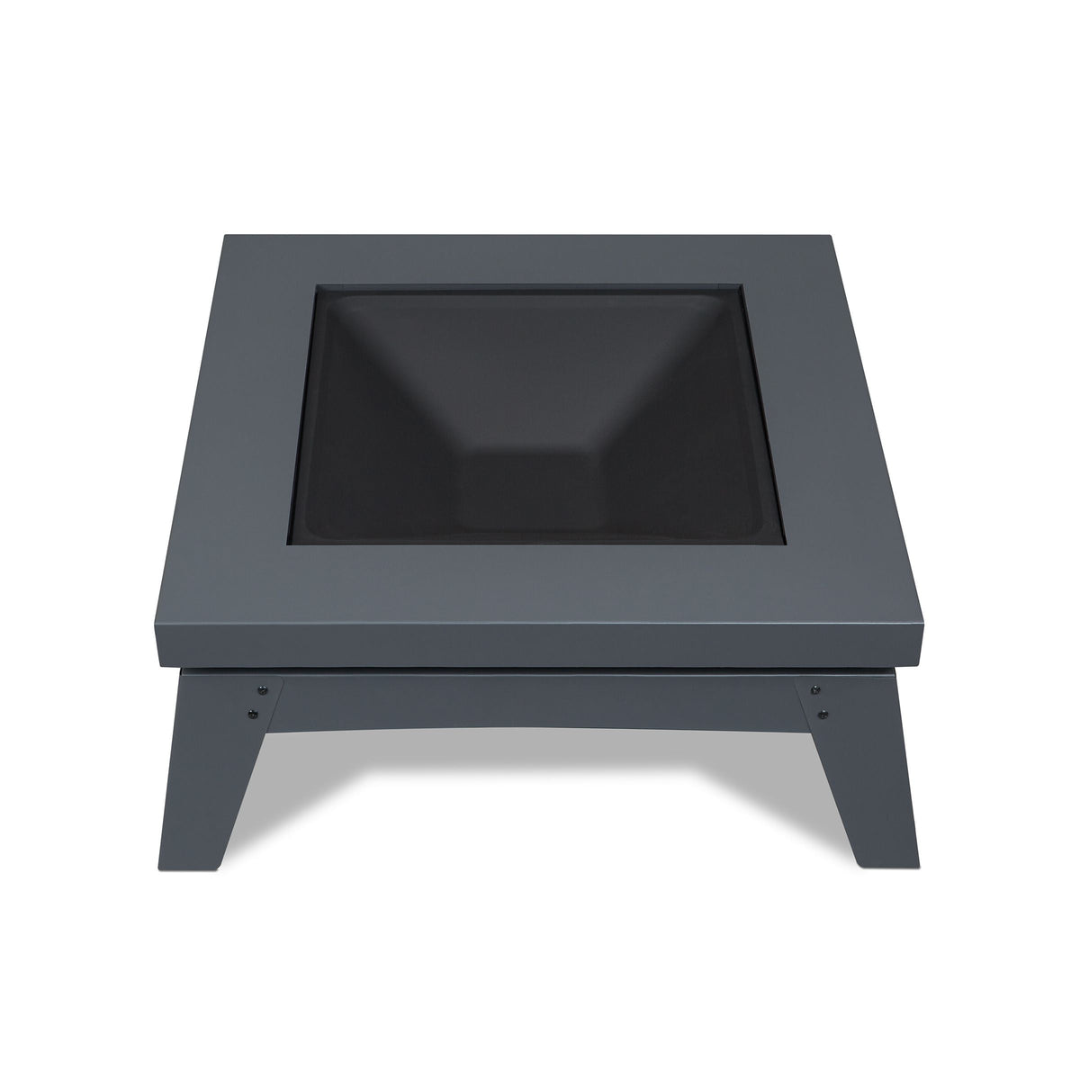Square Steel Wood Burning Fire Pit in Gray, 37-in D3T3 - product image 3