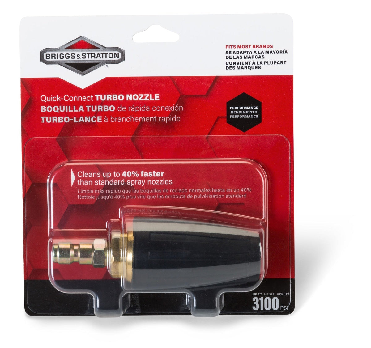 & Stratton 6195 Quick-Connect Turbo Spray Nozzle for Pressure Washers up to 3000 PSI S8W9 - product image 5