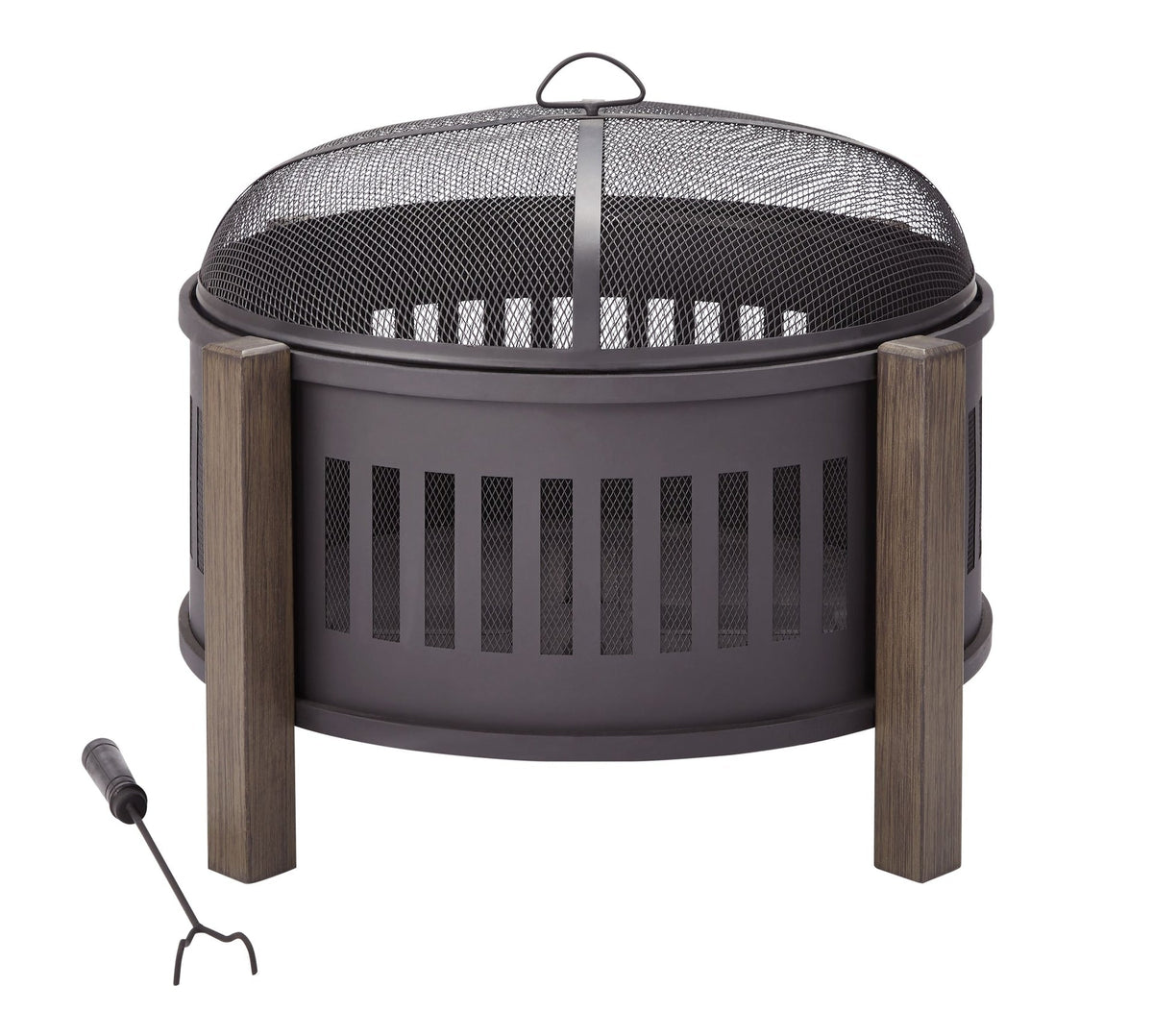Campobello Round Wood Burning Outdoor Fire Bowl/Fire Pit, 31 x 24-in I2I0 - product image 3