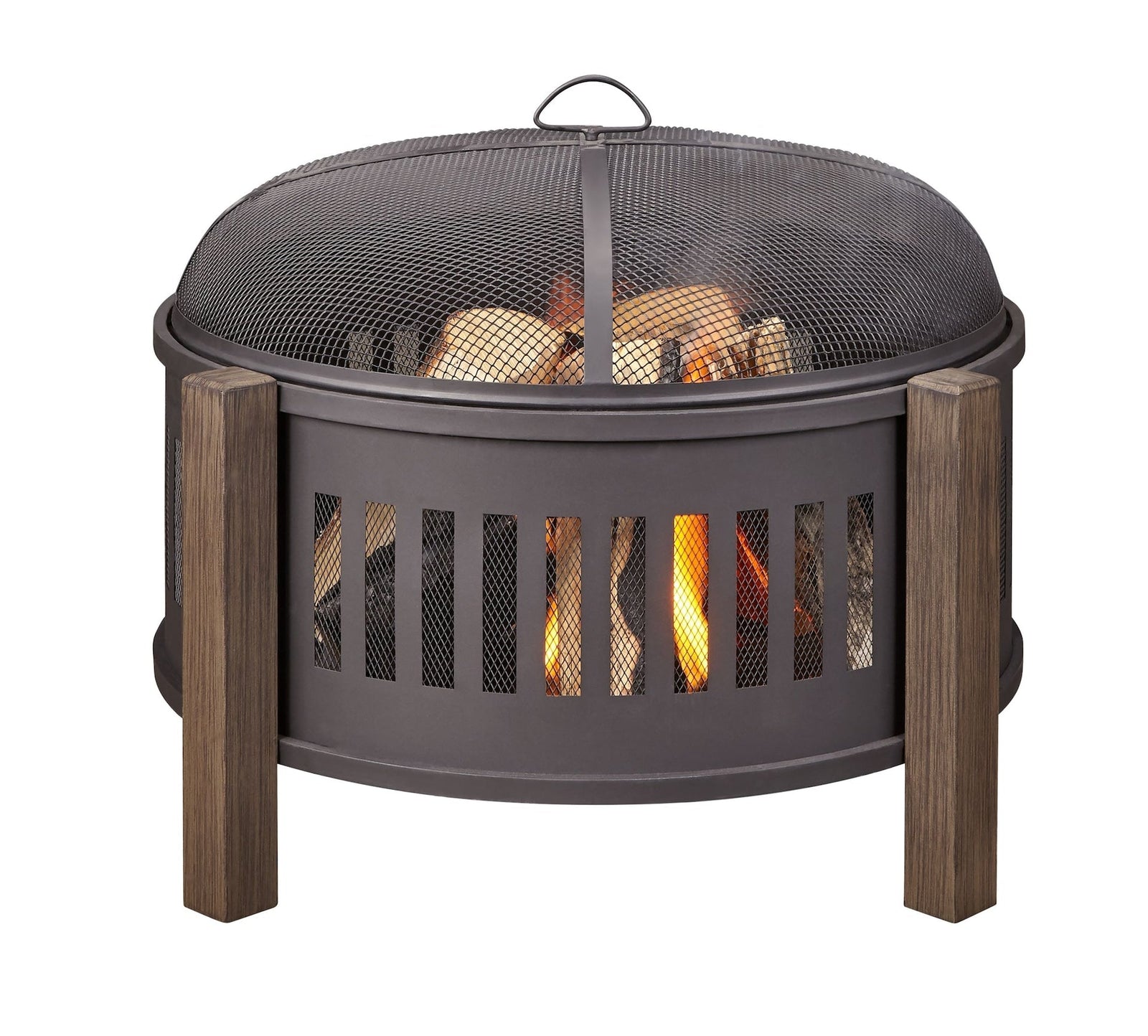 Campobello Round Wood Burning Outdoor Fire Bowl/Fire Pit, 31 x 24-in I2I0 - product image 7