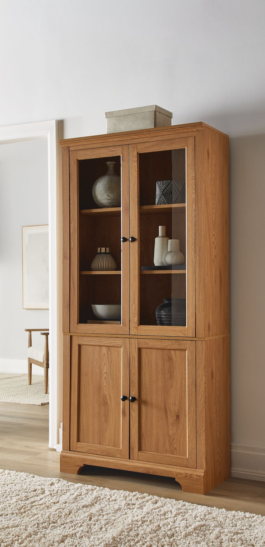 Donevan Multi-Purpose Cabinet, Oak G3T6 - product image 4