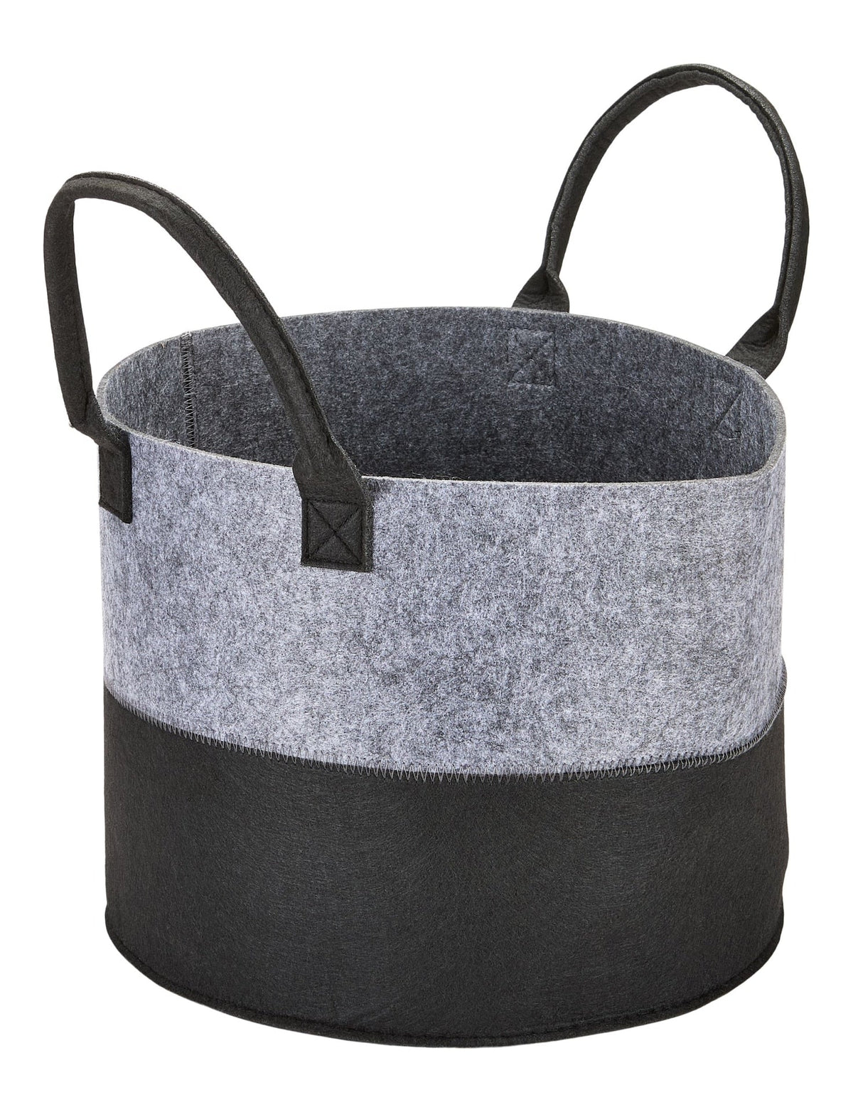 Jude Felt Organization/Storage Basket, Grey/Black X4W5 - product image 1