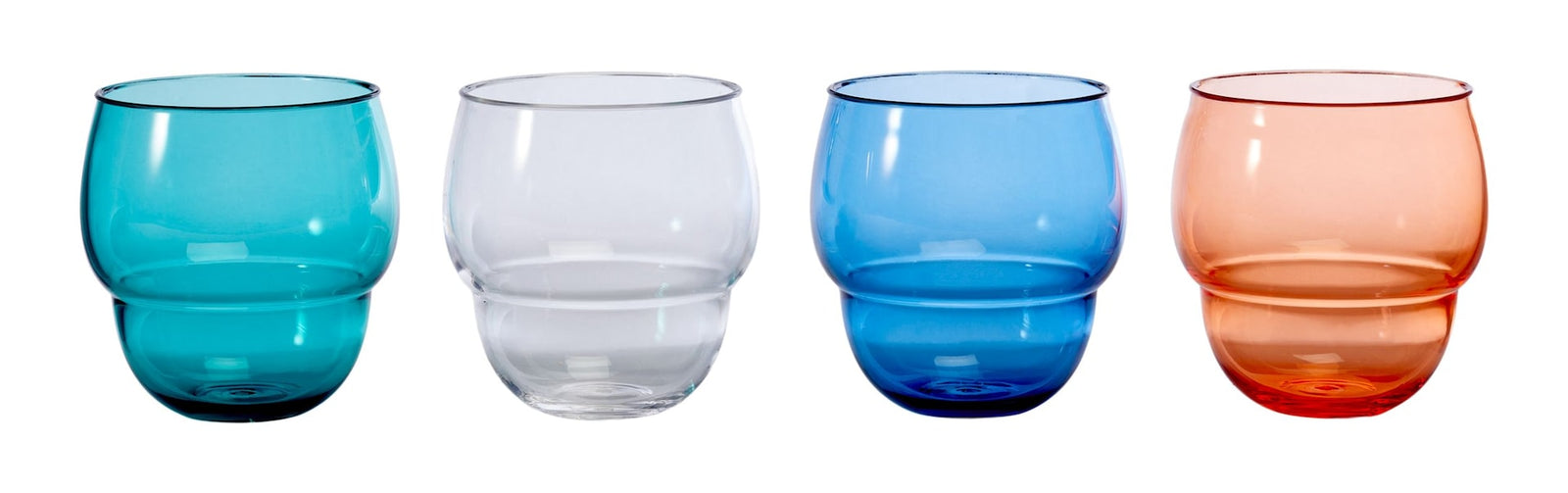 Stacking Bubble Glass Set, BPA Free, Dishwasher Safe, Stackable O4O8 - product image 2