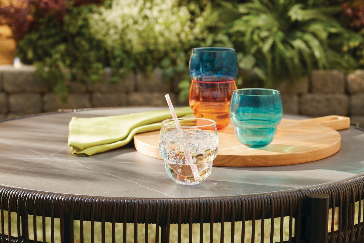 Stacking Bubble Glass Set, BPA Free, Dishwasher Safe, Stackable V1T6 - product image 4