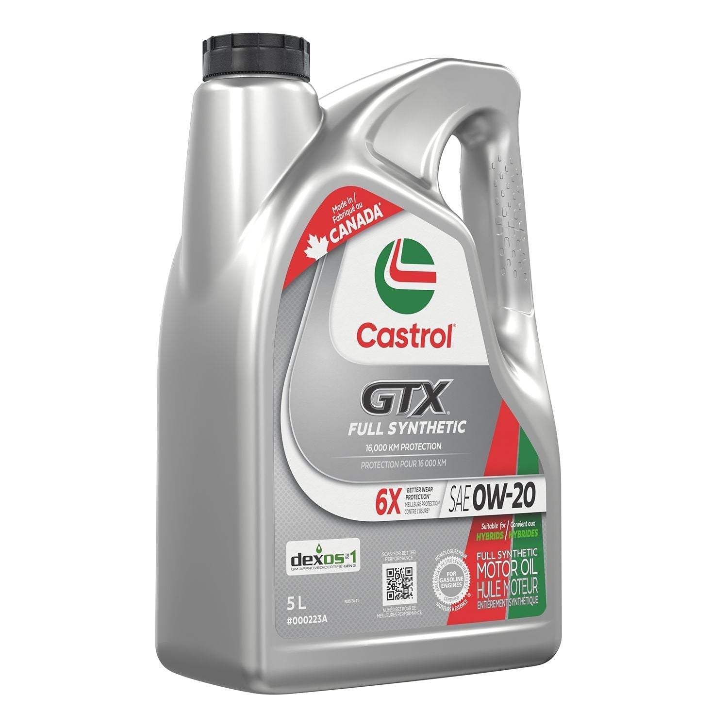 GTX Full Synthetic 0W20 Engine/Motor Oil, 5-L Jug J2R4 - product image 1
