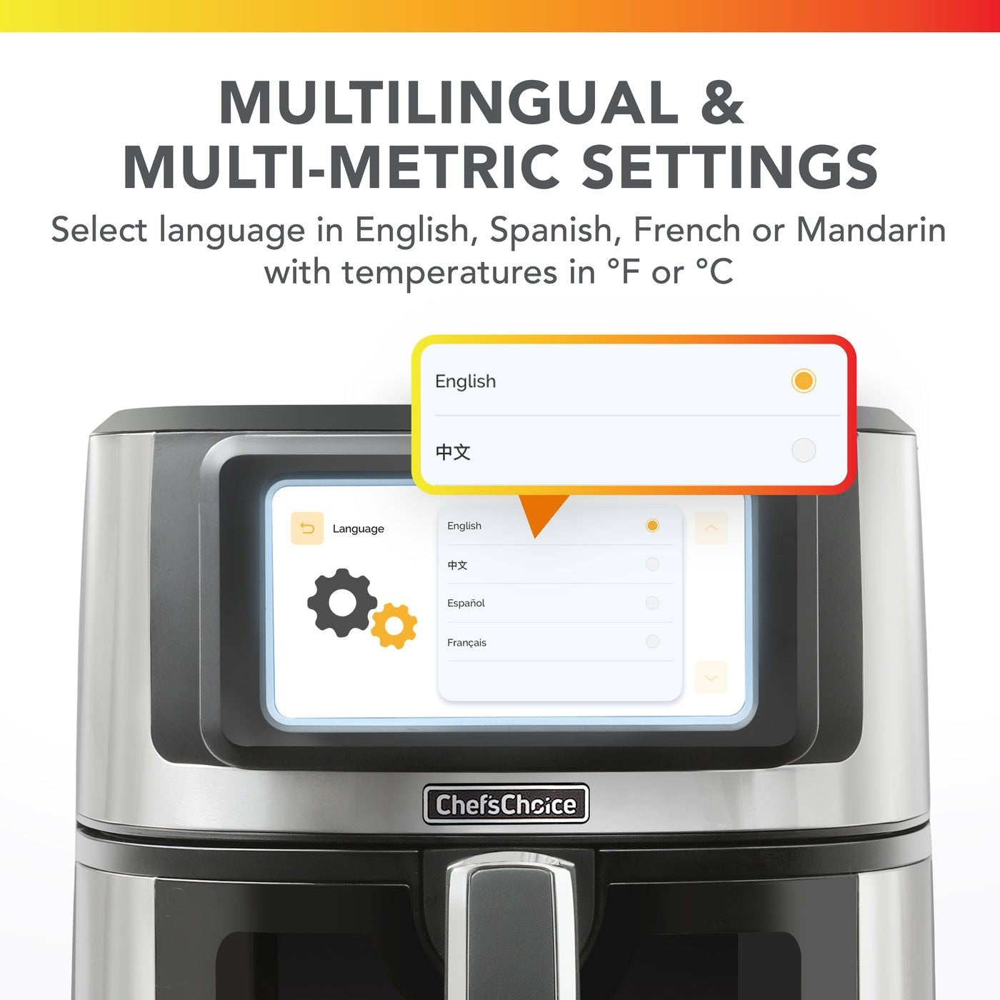 Air Fryer with TFT Touchscreen Display, 7-qt I6M9 - product image 4