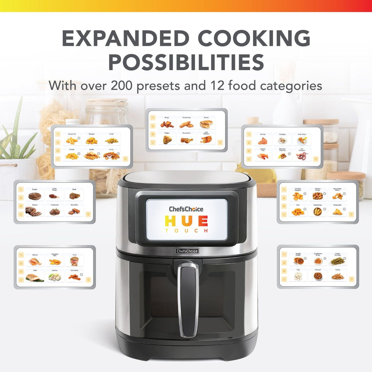 Air Fryer with TFT Touchscreen Display, 7-qt I6M9 - product image 6