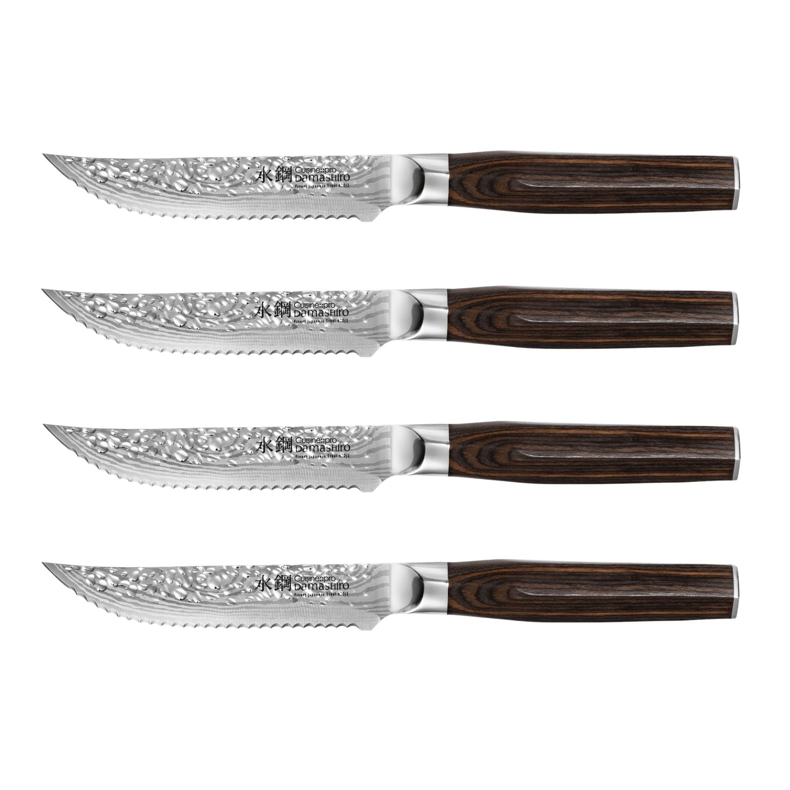 PRO DAMASHIRO EMPEROR STEAK KNIFE SET/4 C1S2 - product image 1