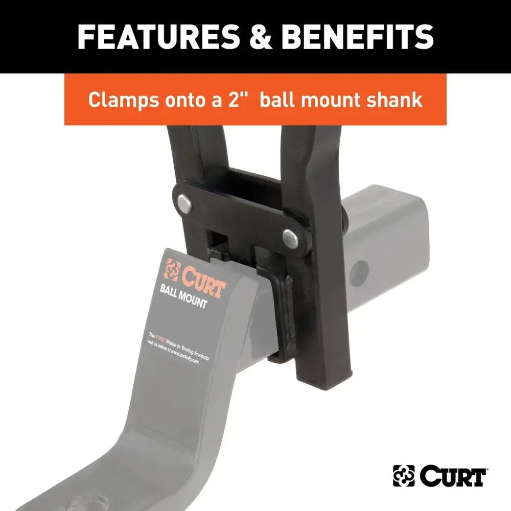 18013 Clamp-On 3-Bike Hitch Mount Bike Rack, Fits Over 2-in Receiver, Black F3A4 - product image 7