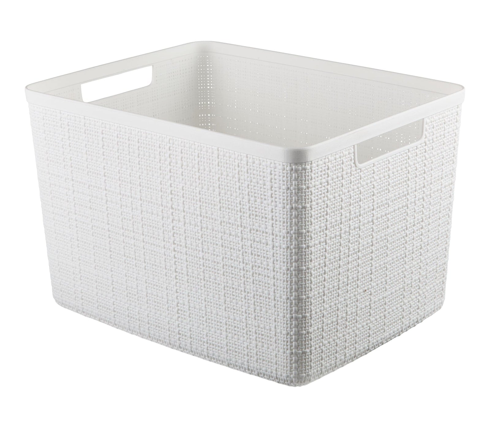 Large Jute Weave Nesting Storage Basket, White D1D9 - product image 1