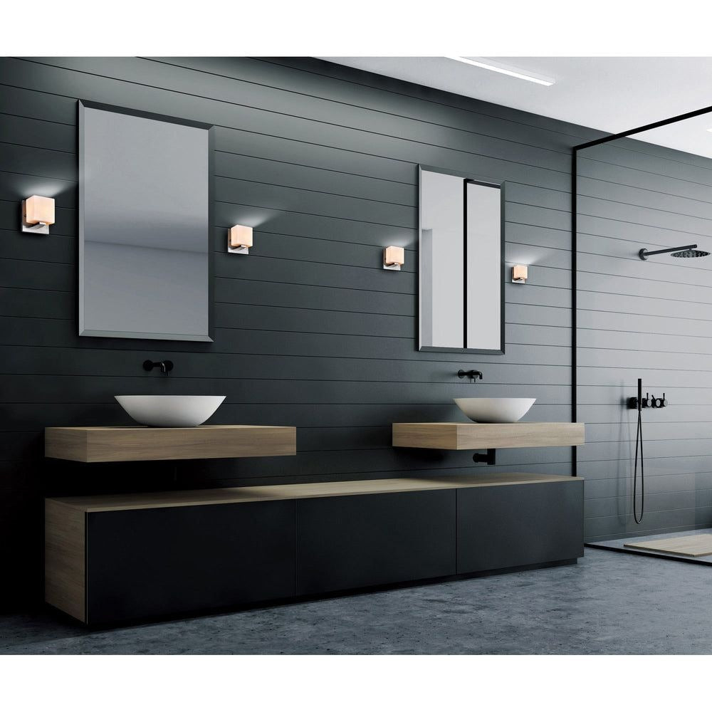 Lighting Cristini 1-Light Nickel Bathroom Sconce D2J1 - product image 4