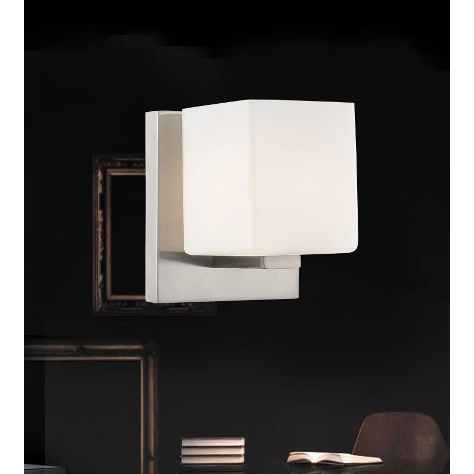 Lighting Cristini 1-Light Nickel Bathroom Sconce D2J1 - product image 5
