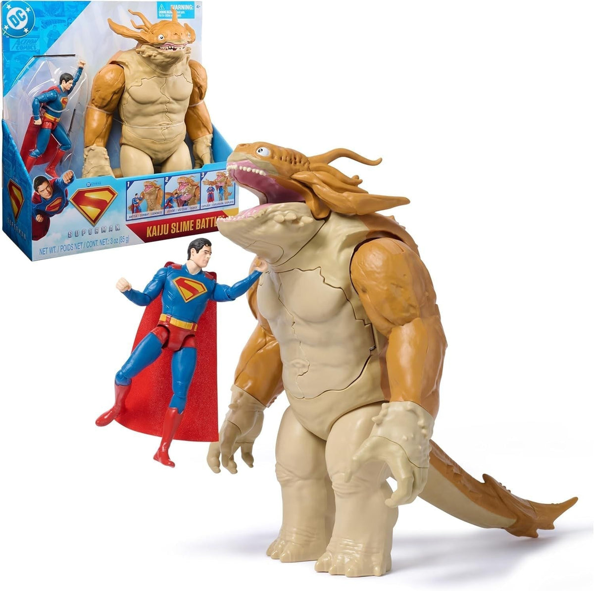 Comics, Superman Vs. Kaiju Slime Battle Playset, Ages 3+ O2J7 - product image 1