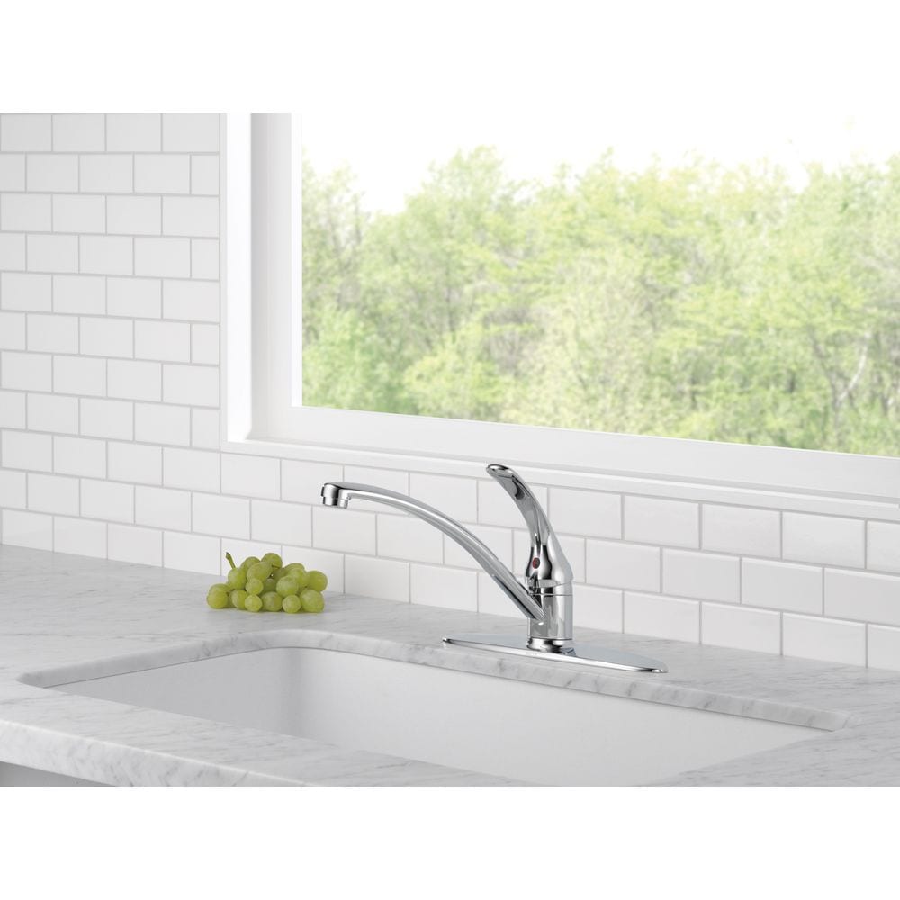 Faucet Principals Single Handle Kitchen Faucet, Chrome C9J7 - product image 5