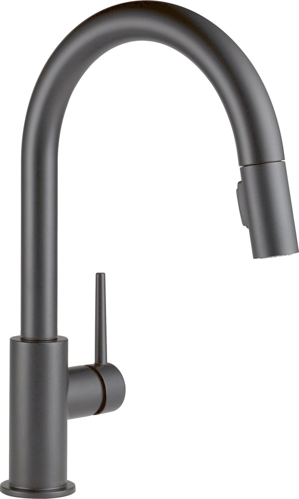 Trinsic Single Handle Pull-Down Kitchen Faucet, Matte Black K7K2 - product image 1