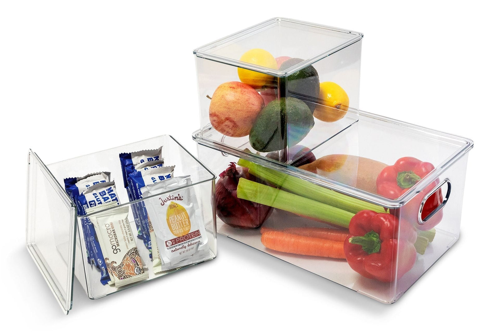 Clear Storage Bin Set, 3-pc M6Z4 - product image 4
