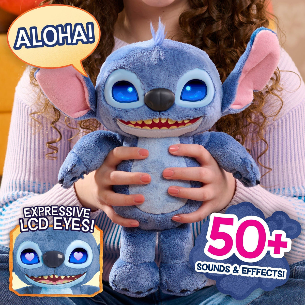 Lilo and Stitch Feature Interactive Plush, 11-in B5Y3 - product image 5