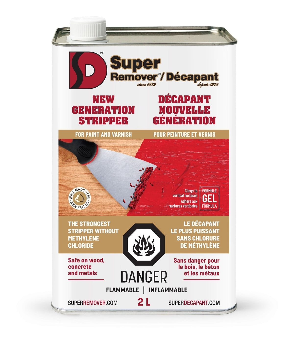 Super Remover New Generation Paint & Varnish Stripper/Remover, 2-L L5I6 - product image 1