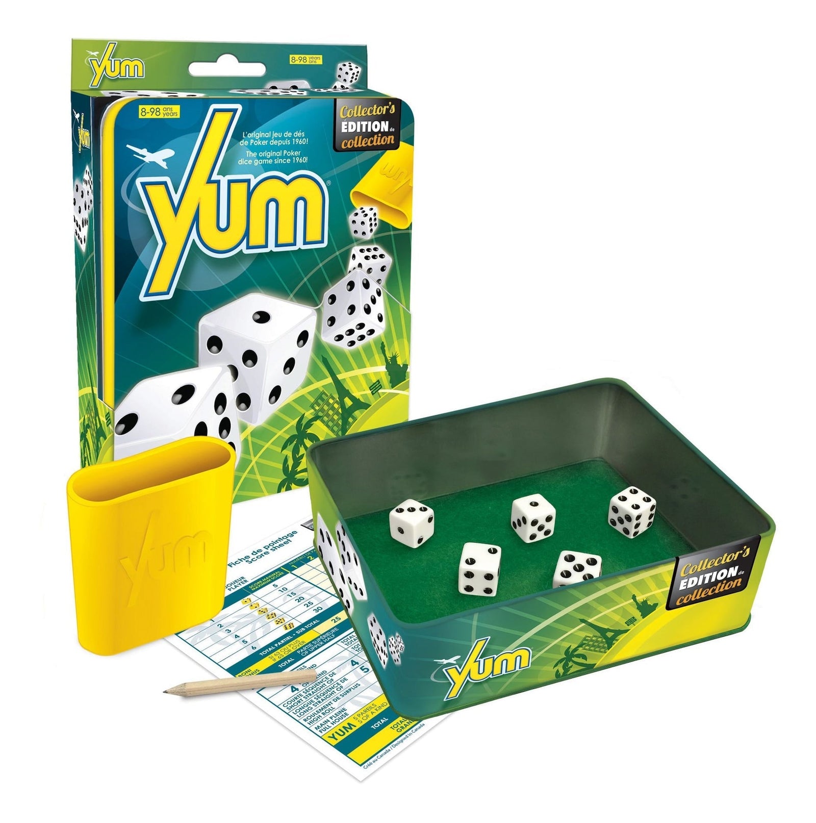 Gladius Yum Classic Collector's Edition Poker Dice Game Set, Ages 8+ H7U9 - product image 2