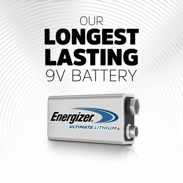 2-pk 9V / 9 Volt Lithium Batteries, EZ Turn Lock, PowerSeal V9K2 - product image 4