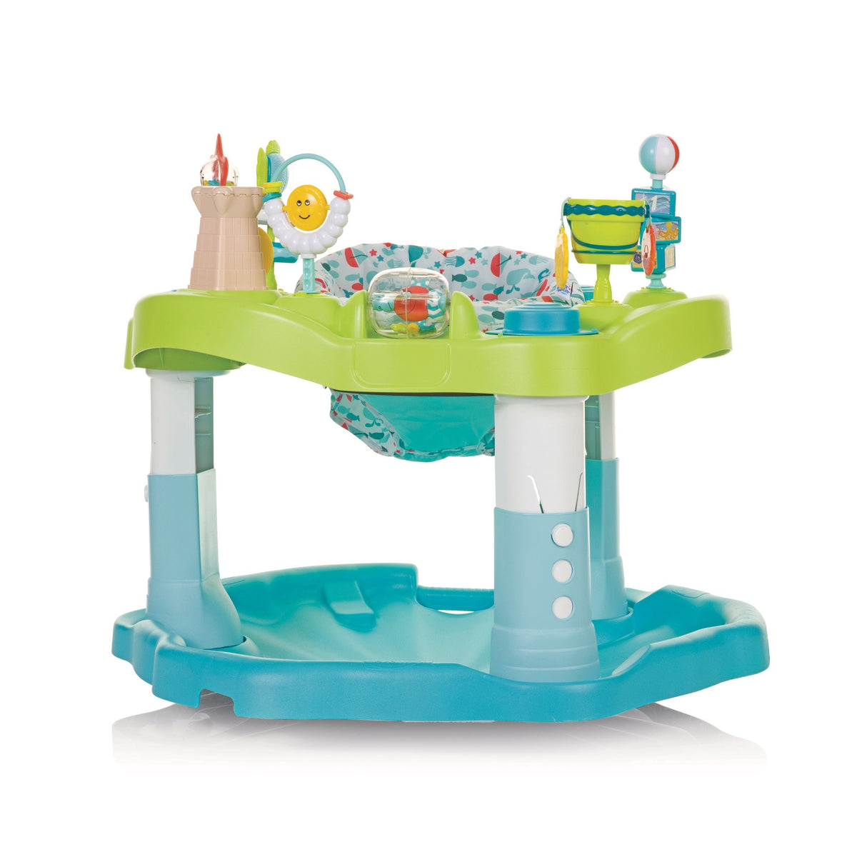 ExerSaucer Mega Seaside Splash Activity Center, Blue G6H9 - product image 1