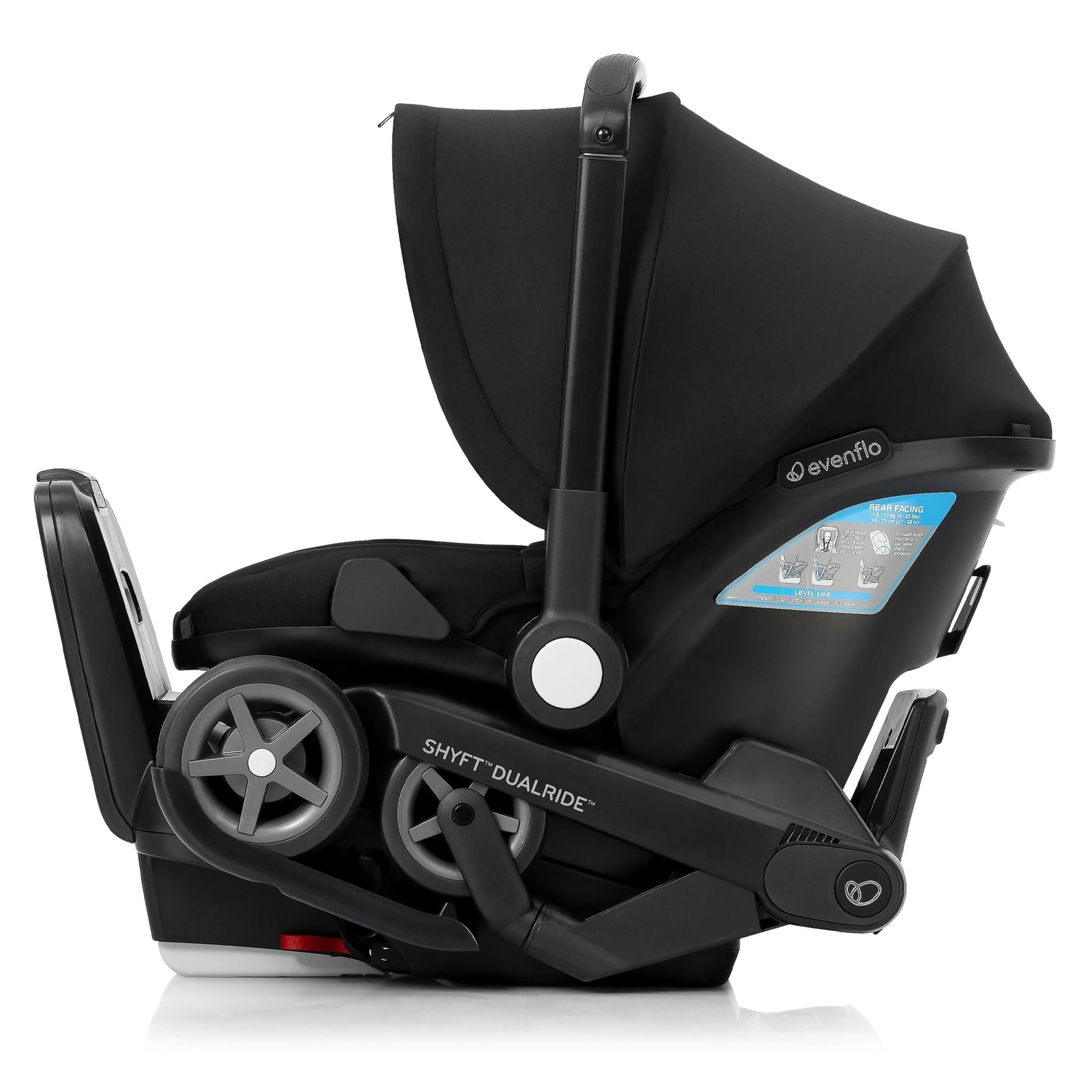 Shyft DualRide Infant Car Seat and Stroller, Black R4C8 - product image 1
