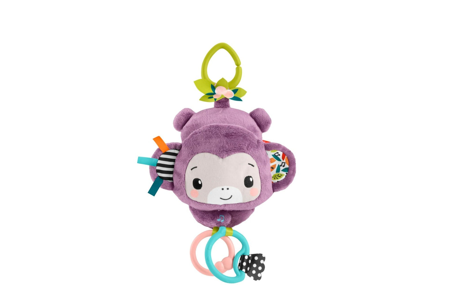 Sing n Go Purple Monkey Plush Baby Stroller Sensory Toy For Newborns D0A5 - product image 1