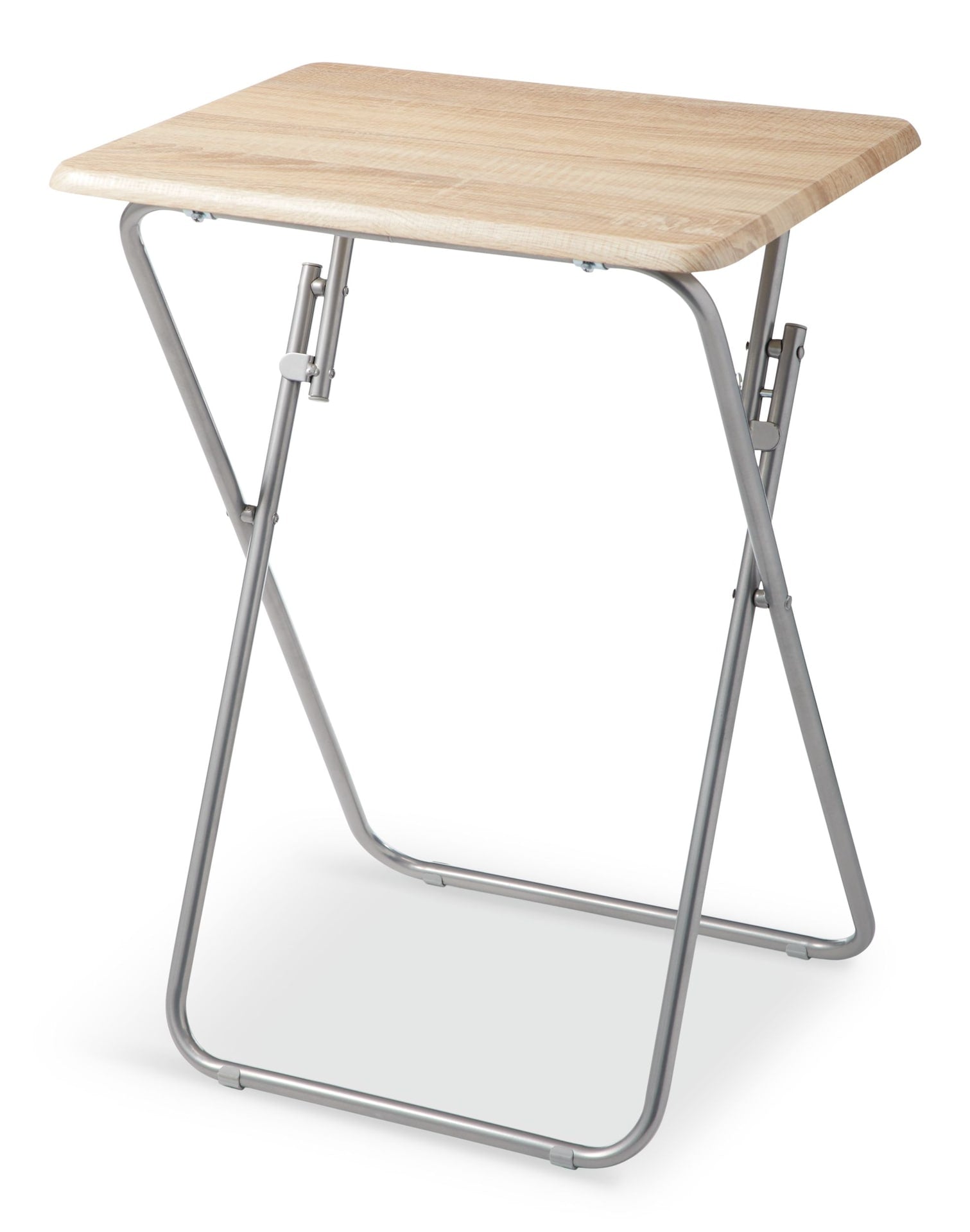 Portable Wood & Metal Folding TV Tray/Laptop/Side/End Table T1P7 - product image 1