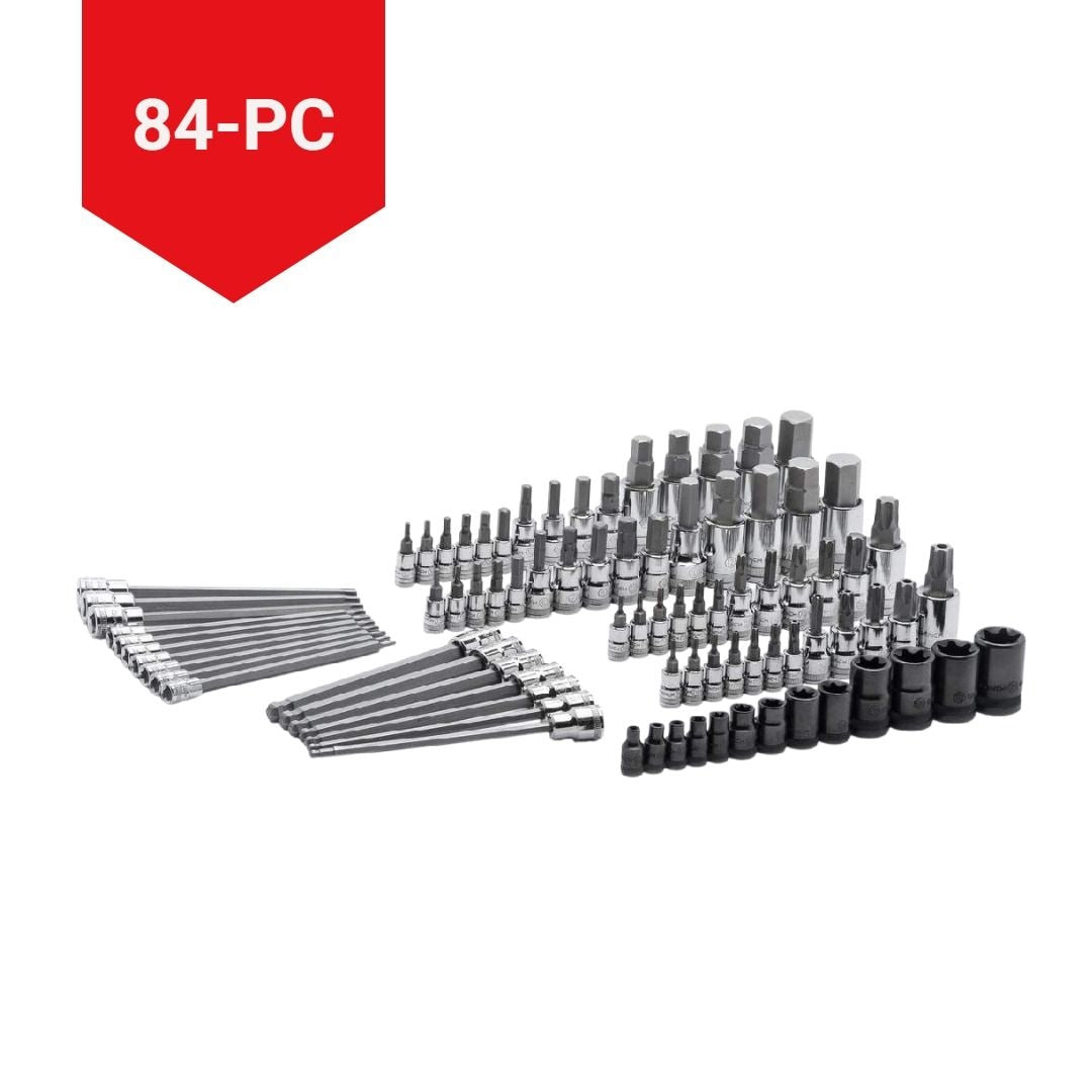 Bit Socket Set, 84-pc, SAE/Metric Z1Q7 - product image 5