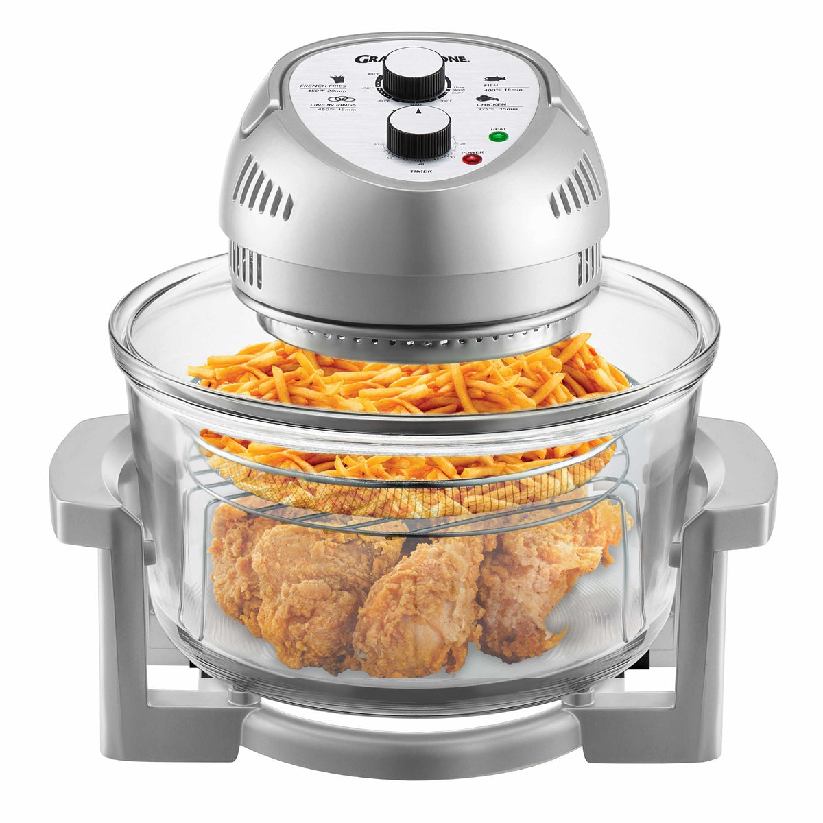 Glass Air Fryer, Silver Z5F0 - product image 1
