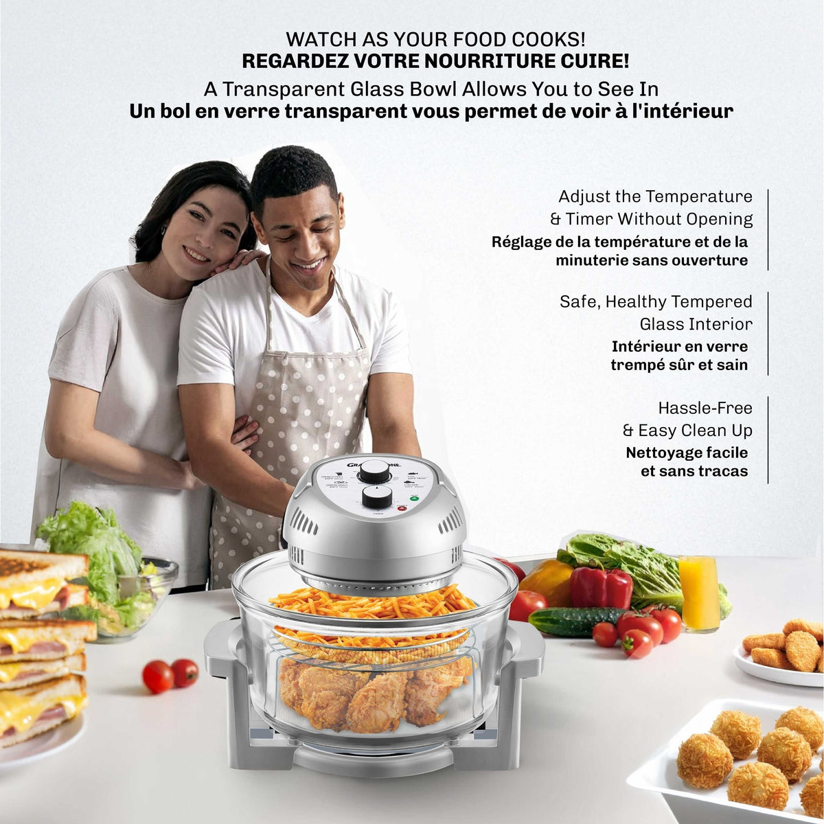 Glass Air Fryer, Silver Z5F0 - product image 8